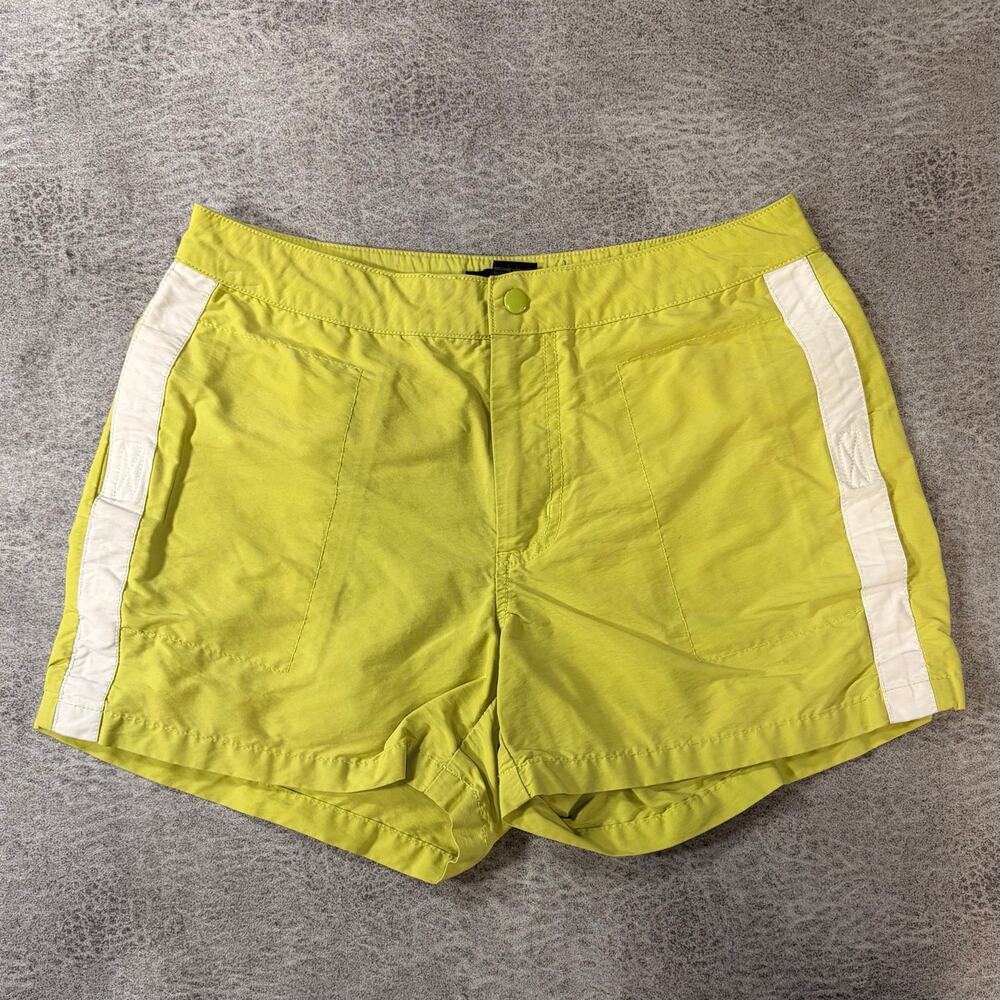 Bright High Waisted Contrast Mini Shorts